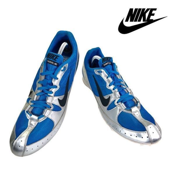Nike Zoom Rival MD 5 Blue Running‎ Spikes Track & Field Shoes Sz 12 383823-400 - Picture 2 of 10